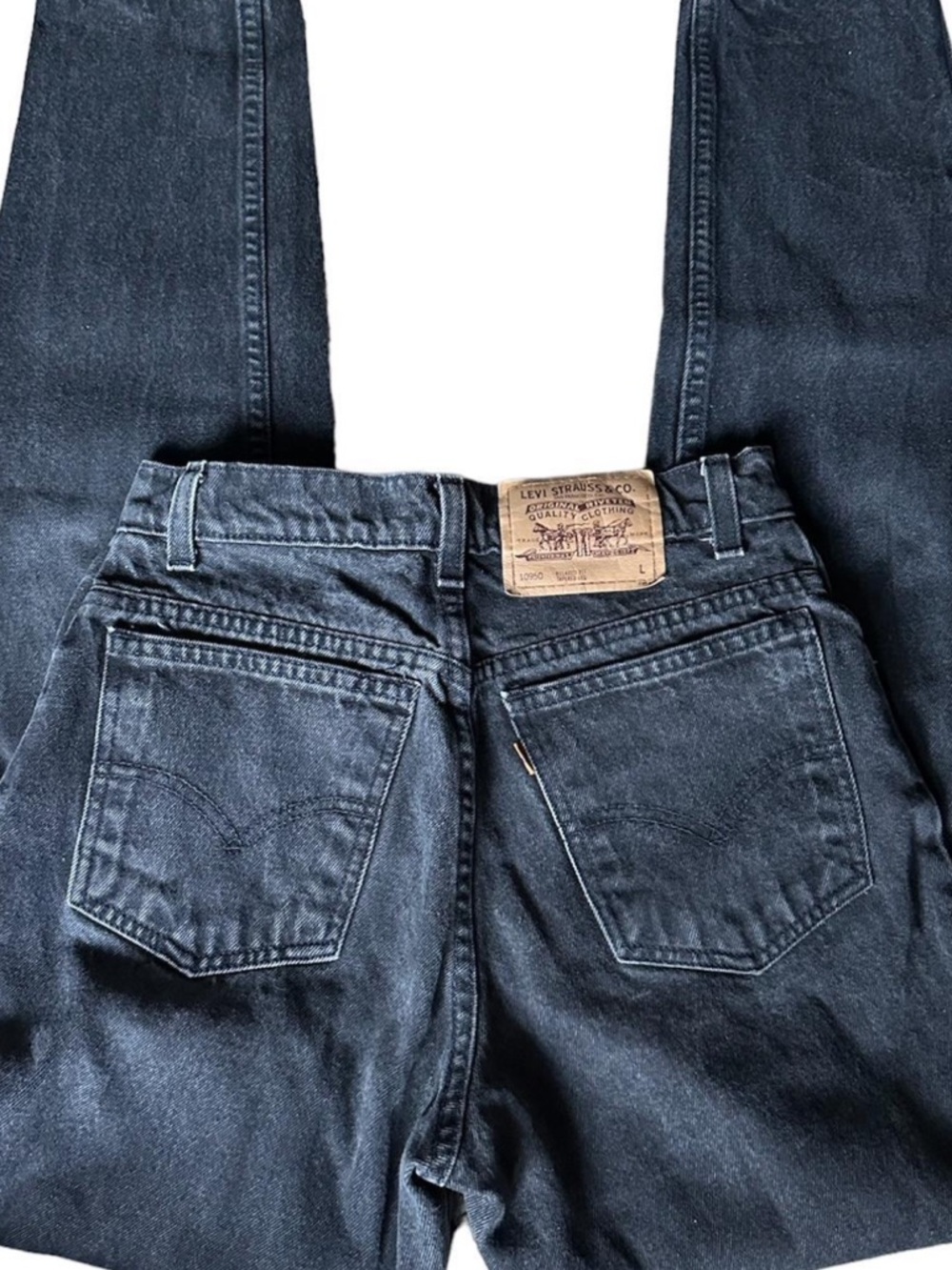 Levi's Indigo Straight-Leg High-Rise Jeans